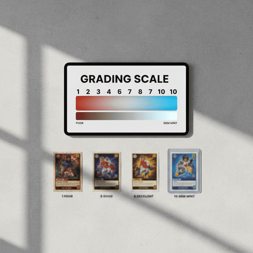 REC Grading scale showing 1-10 decimal grading system